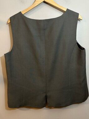 Women’s Pendleton 100% Wool Back Zip Tank Top Size 14